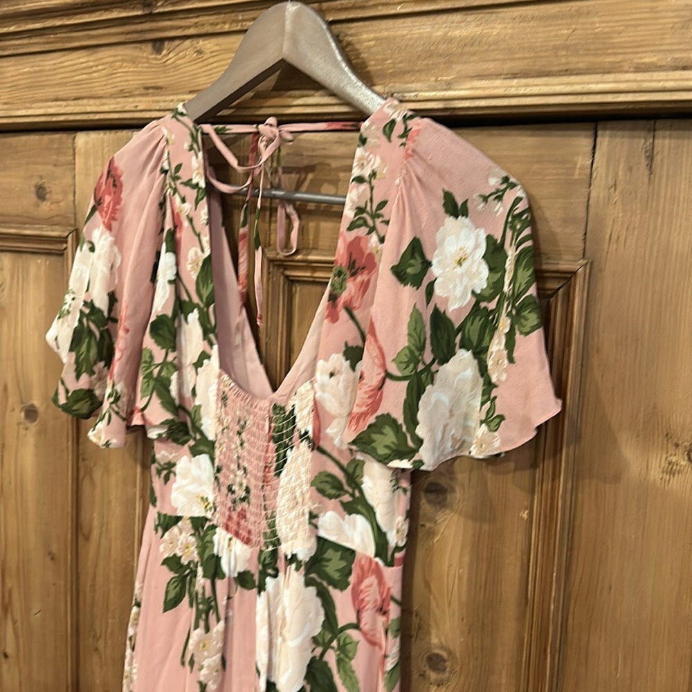 Reformation Pink Floral Maxi Dress - Picture 5 of 8